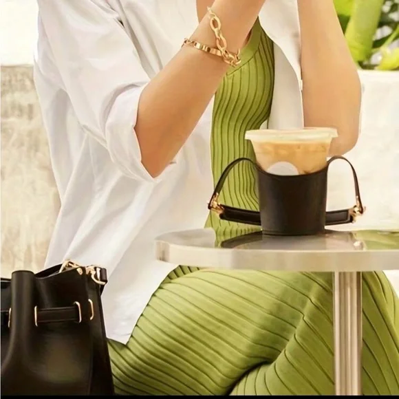 Burgundy Cup Holder Wristlet - Picture 4 of 4